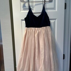 LC Lauren Conrad Blue and Pink Sleeveless Minidress for Prom